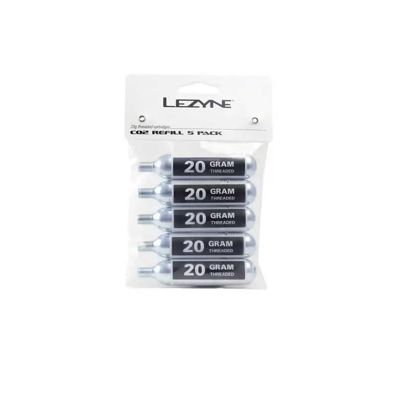 20G CO2 - 5 PACK SILVER