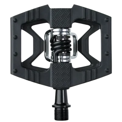 Crankbrothers Double Shot 1 Pedals - Single Side Clipless with Platform, Composite, 9/16&quot;, Black