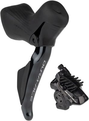 DISC BRAKE SET/J-kit DIRECT, DURA-ACE, ST-R9270(R), BR-R9270(R), W/O ADAPTER, FOR 25MM MNT, RESIN PAD (W/FIN), W/CONNECTER INSERT, 1700MM (SM-BH90 BLK)