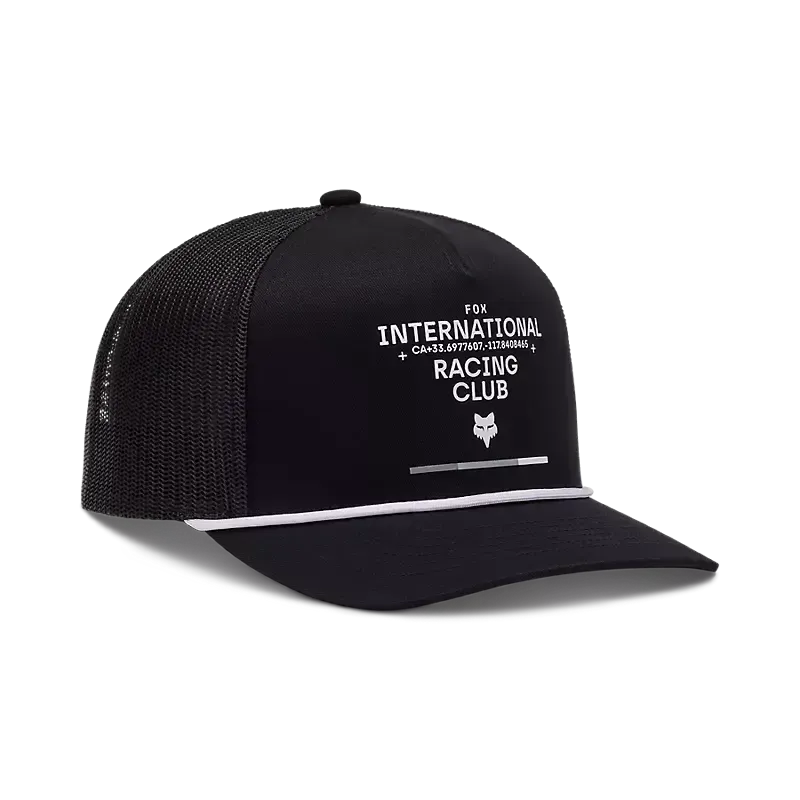 Numerical Snapback Hat Black