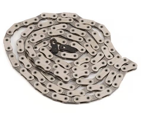 SRAM XX SL Eagle T-Type Flattop Chain - 12-Speed, 126 Links, Hollow Pin, Includes PowerLock Connector, PVD Coated, Silver