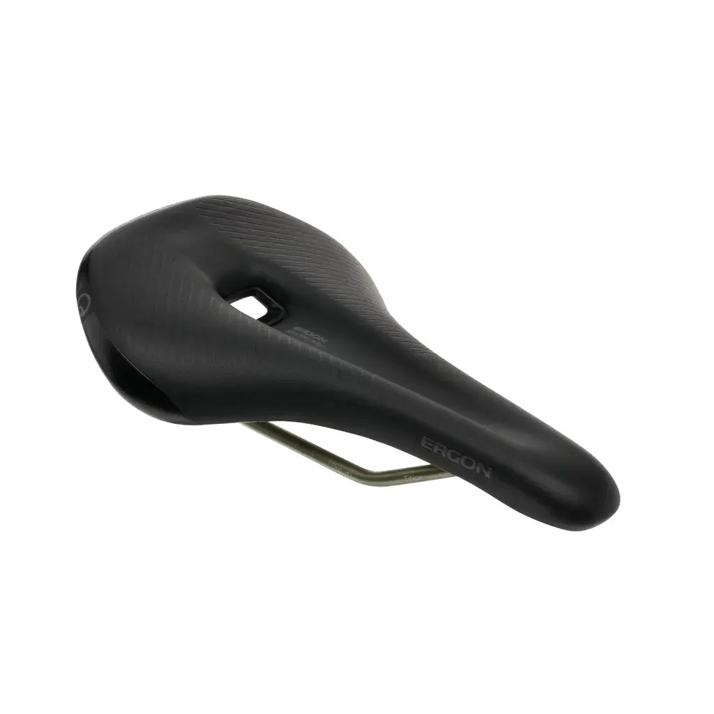 Ergon SM Pro Saddle - Titanium, Stealth, Men&#39;s, Medium/Large