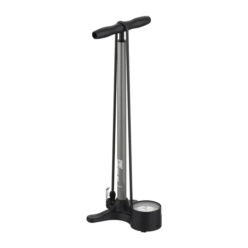 Lezyne, Sport Floor Drive, Floor Pump, Dual Valve Head, 220psi, Grey