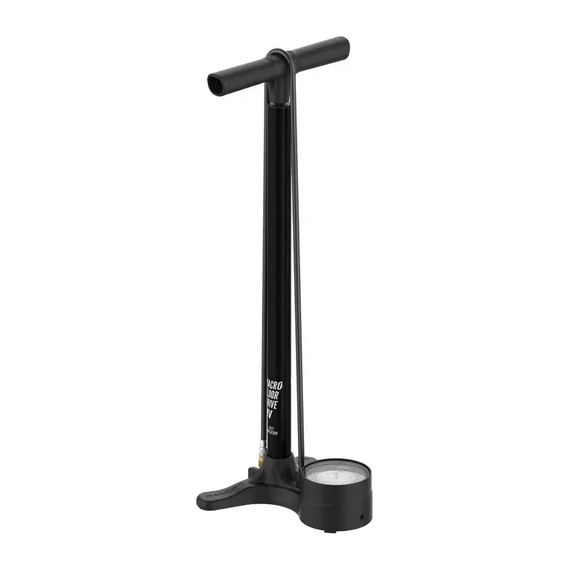 Lezyne Macro HV Floor Drive Pump - ABS, Flat Black