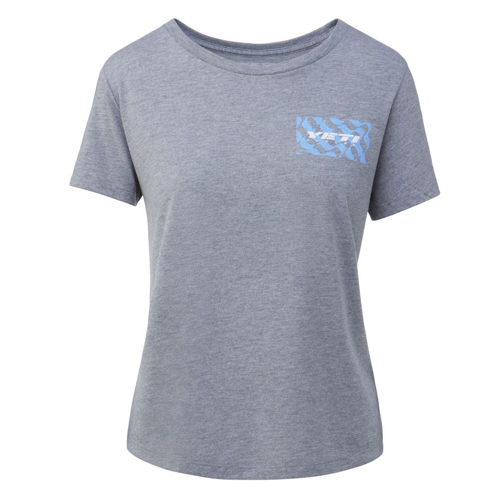 W&#39;s Wave Tee Aluminum Gray, Size: SM, Color: Aluminum Gray