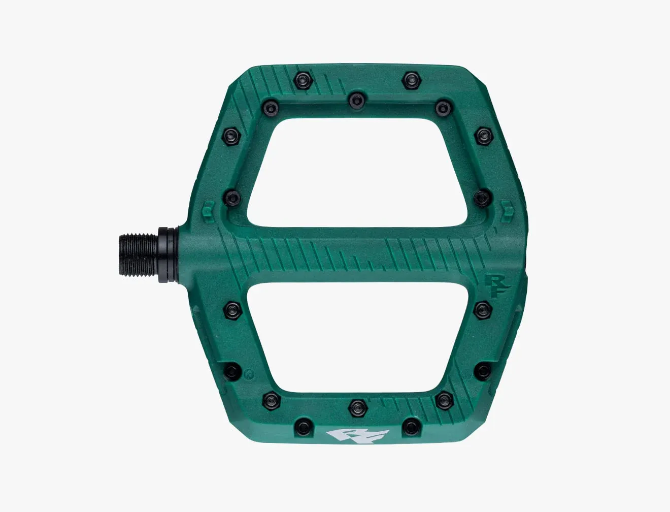 RaceFace Chester Pedals - Platform, Composite, 9/16&quot;, Large, Green
