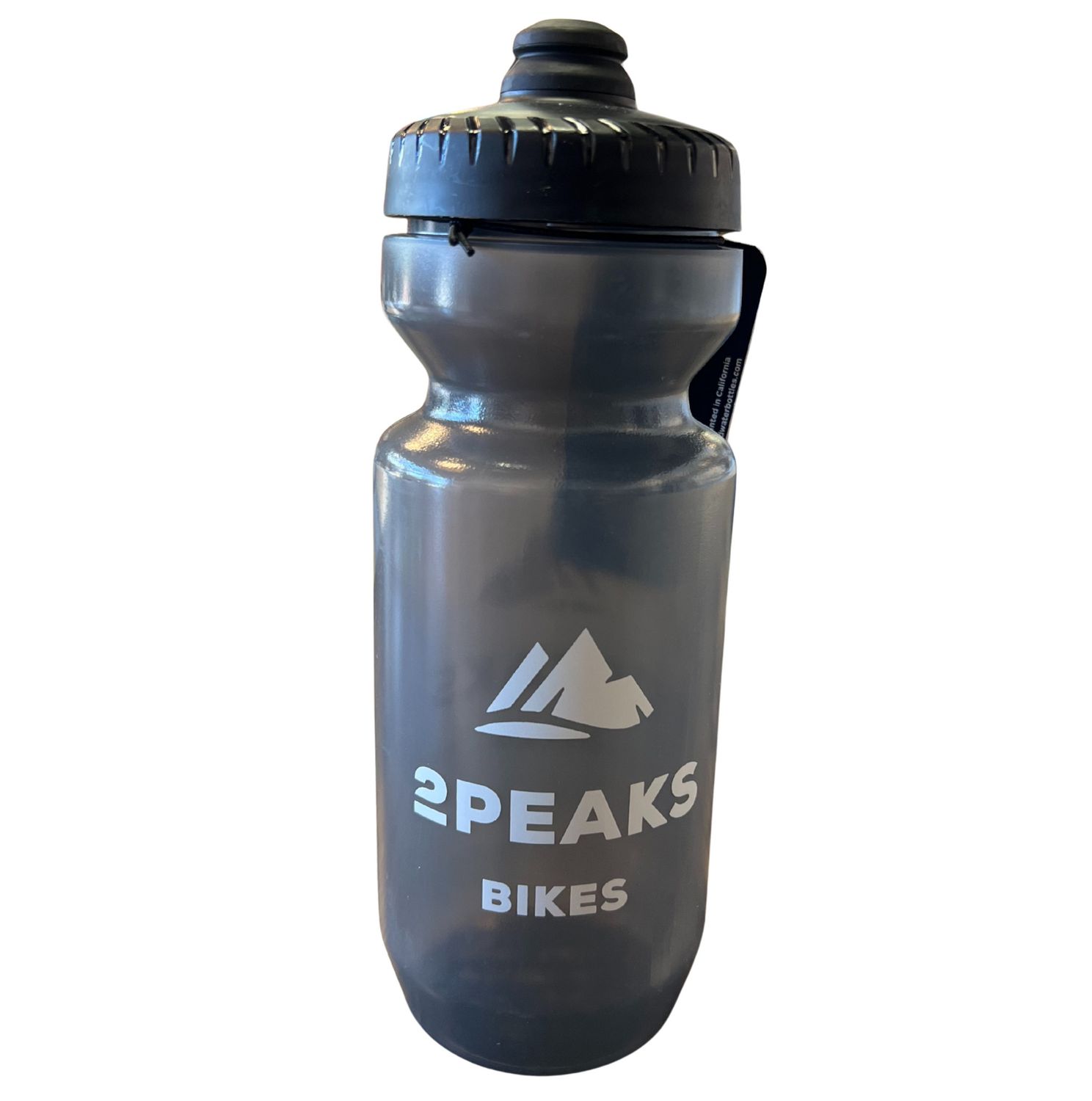 2 Peaks Bikes Purist Water Bottle, Clear