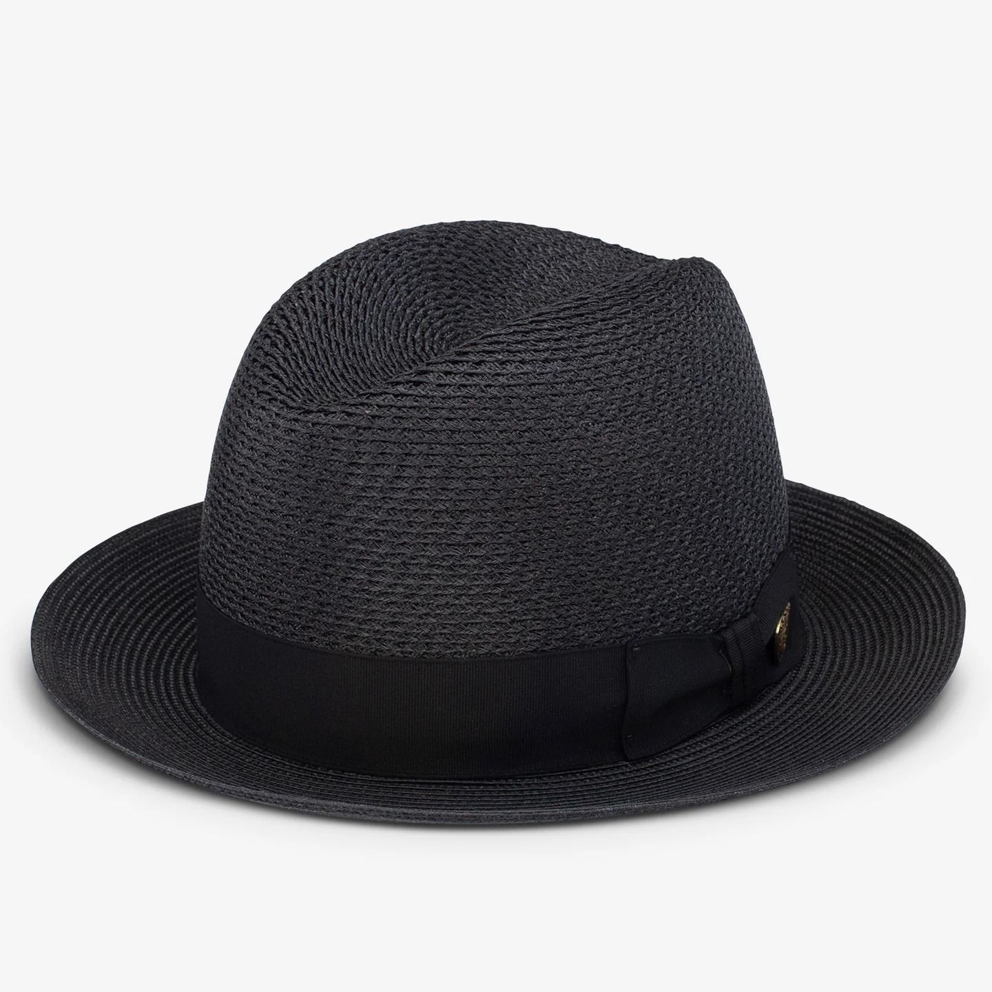 MADISON STRAW HAT, Color: BLACK, Size: 7
