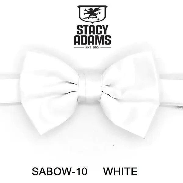  STACY ADAMS MENS SOLID BOW TIE