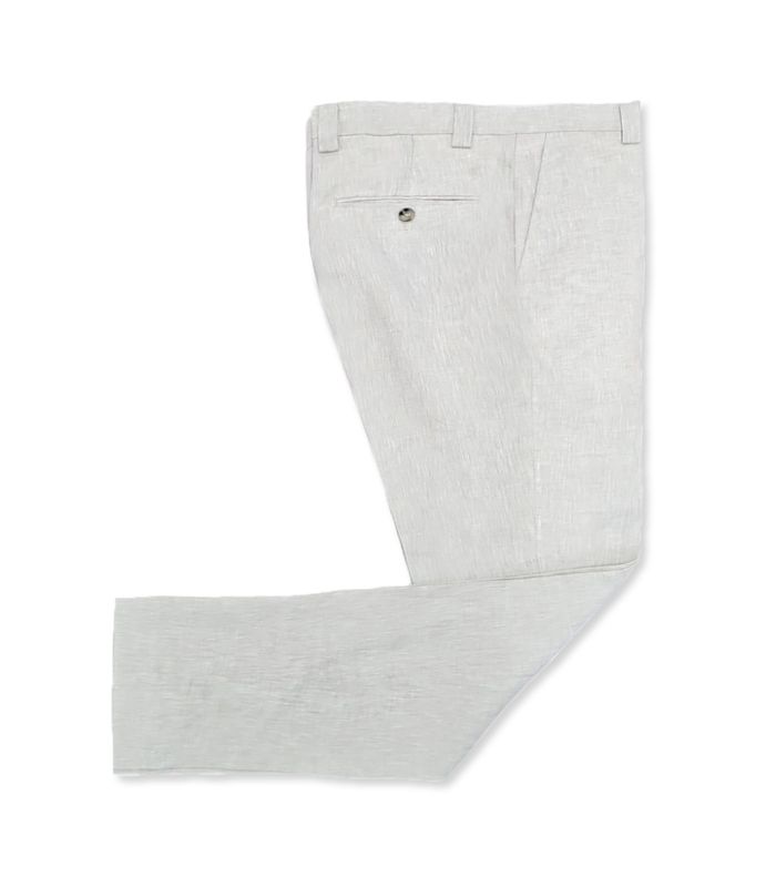 SLIM LINEN PANTS