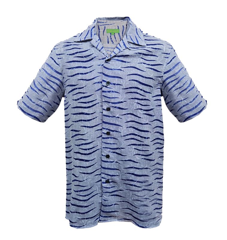 SHORT SLEEVE RIPPLE BURN OUT SHIRT