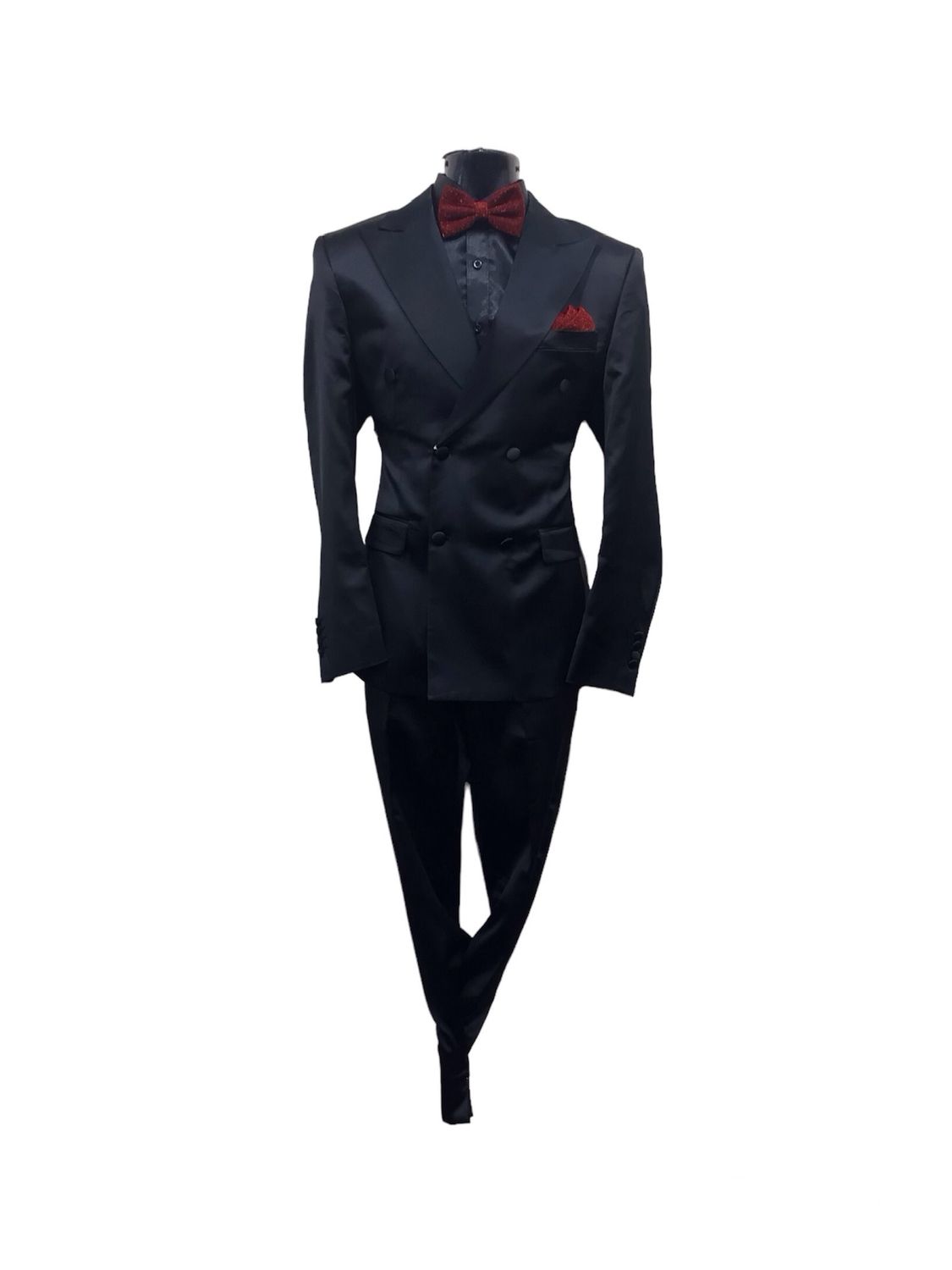 D.B SLIM FIT SATIN COVERED BUTTONS