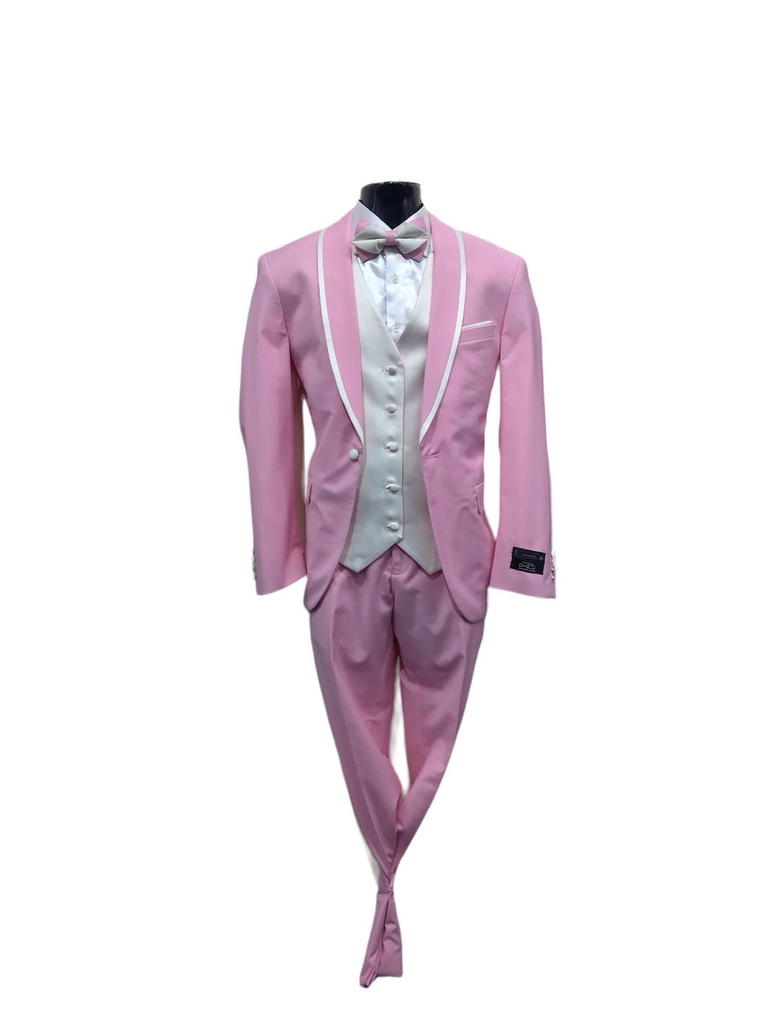 3 PC SLIM FIT TUXEDO WITH REVERSIBLE VEST