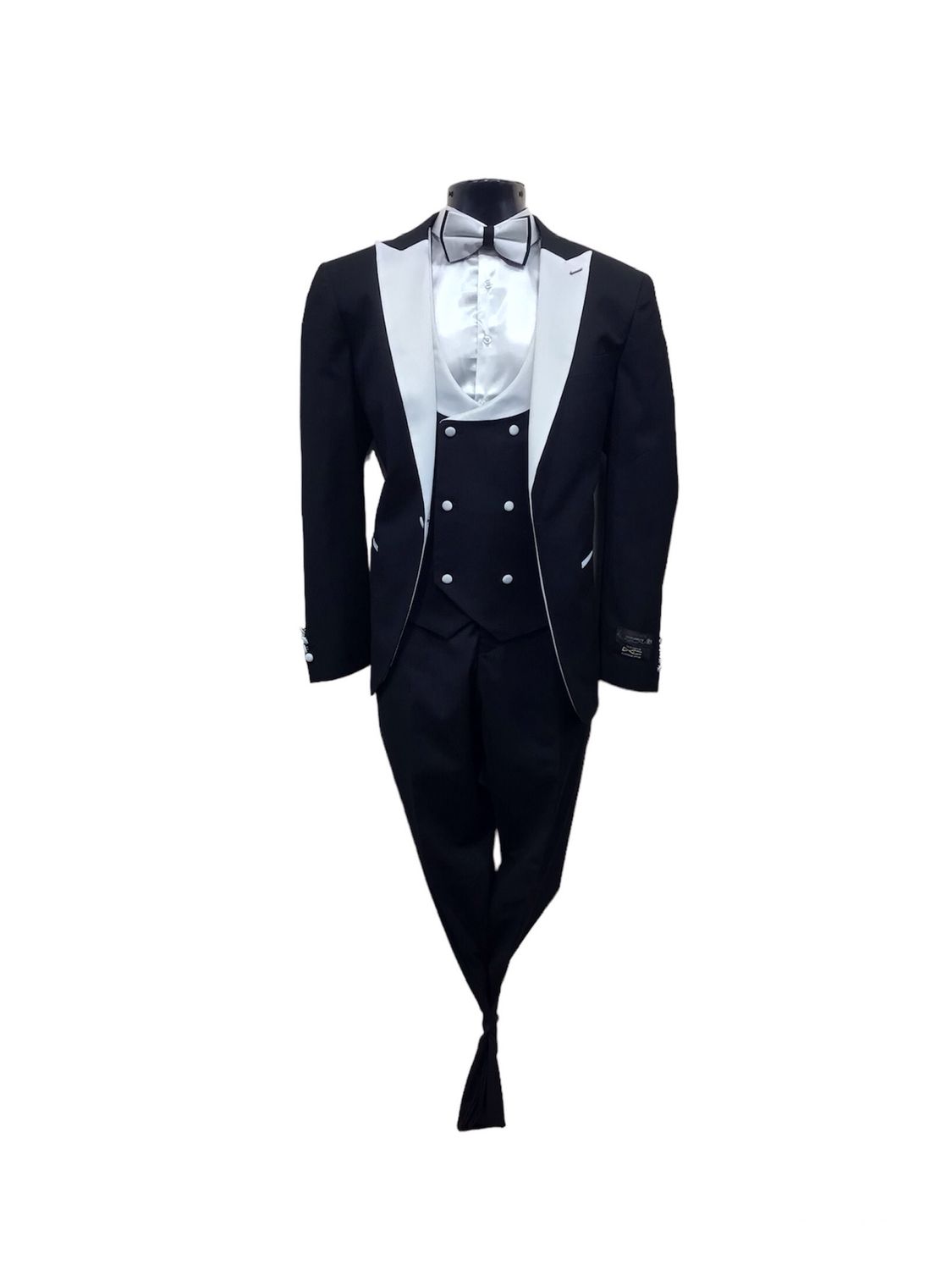 3 PC SLIM FIT TUXEDO DOUBLE BREASTED VEST