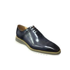 TWO TONE LACE UP OXFORD DRESS SHOE