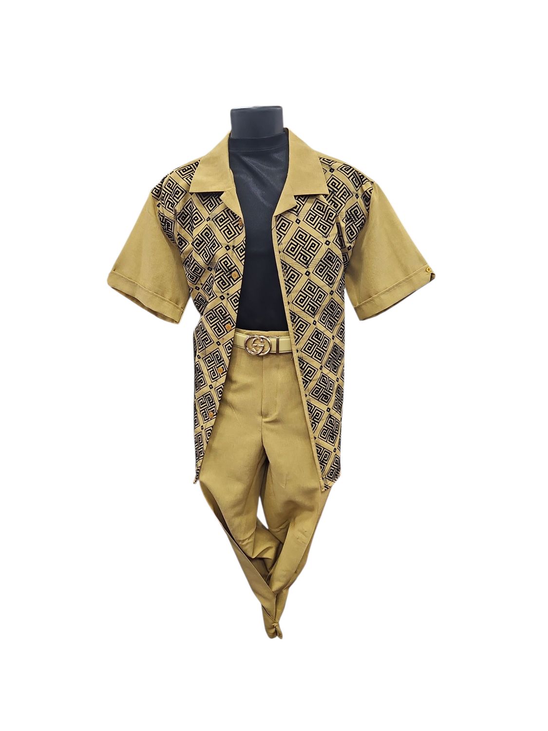 2PC SHORT SLEEVE WALKING SUIT