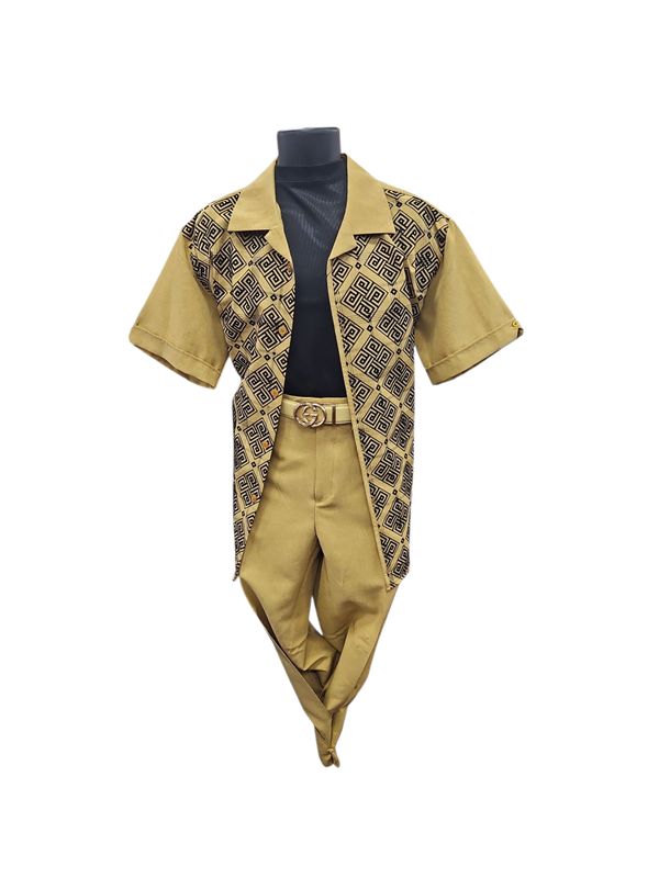 2PC SHORT SLEEVE WALKING SUIT