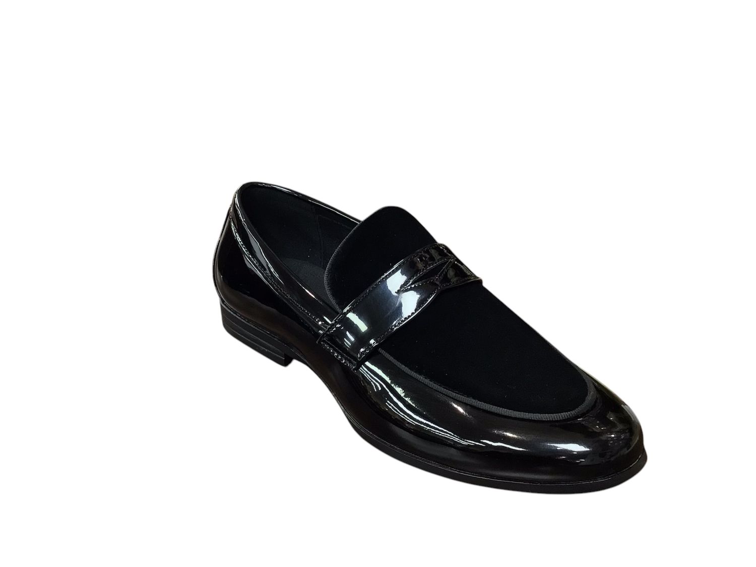 	TURINO STYLE SUEDE SLIP ON SHIOE , Color: BLACK, Size: 9