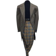 THREE QUARTER DOUBLE BREASTED OVERCOAT 