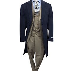 SB 3 BTNS 38 LENGTH VINCI COAT 
