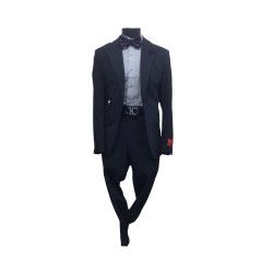 SLIM FIT PEAK LAPEL SUIT 