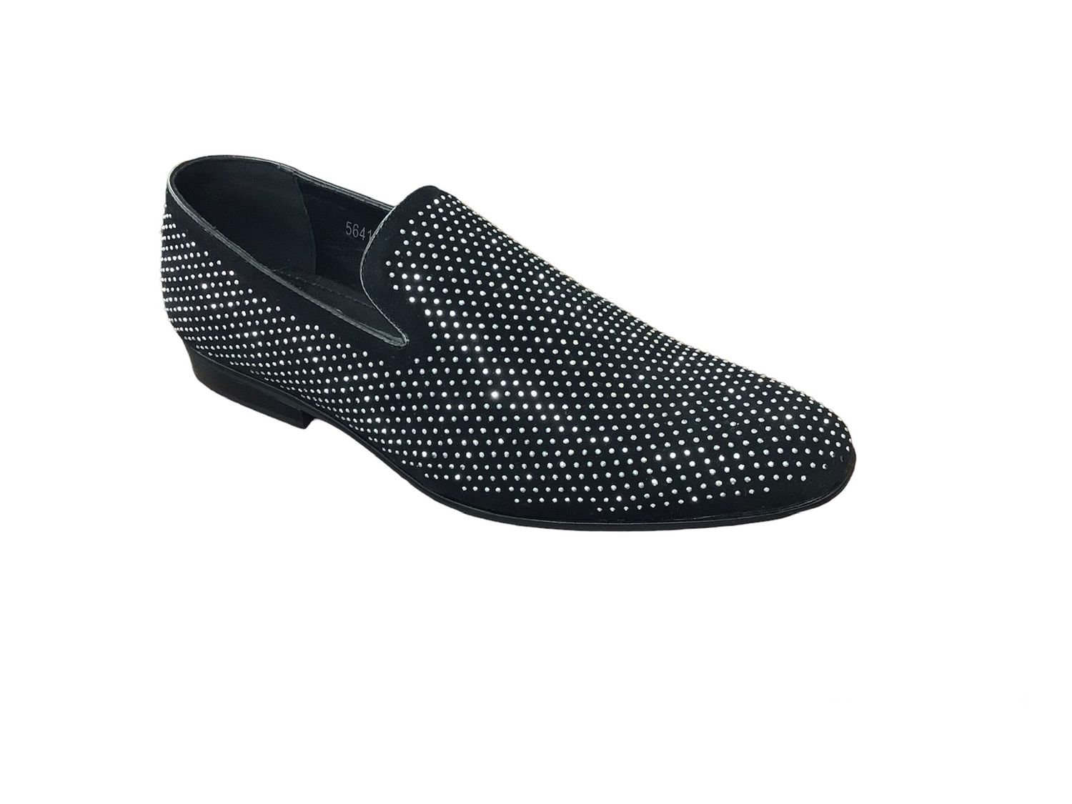 TR PREMIUM WITH RHINESTONES DRESS SHOES , Color: SILVER, Size: 8.5