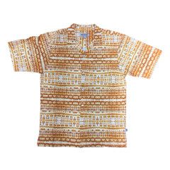 STACY ADAMS POLY PRINT SHIRT 