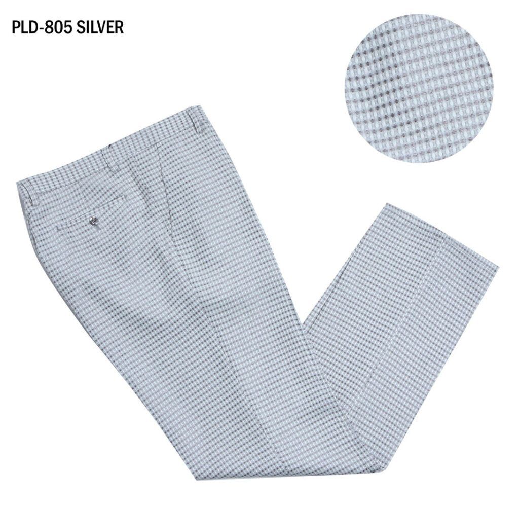 	LUXURY WINDOW PAINT PANTS/SLACKS , Color: SILVER, Size: 36W