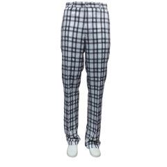LUXURY PLAID FLAT FRONT PANTS 