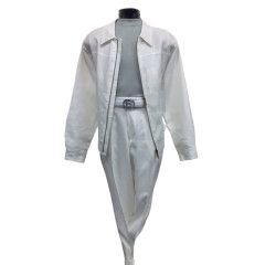 2 PC LIESURE SET LINEN HARRIING JACKET 