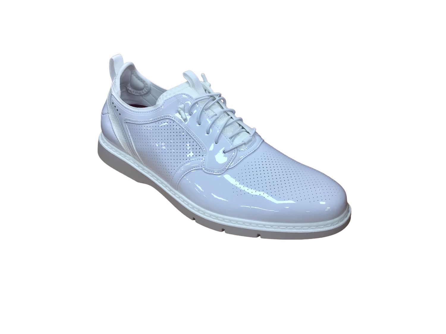 	STACY ADAMS SPYRE PLAIN TOE OXFORD SHOE , Color: WHITE, Size: 8.5
