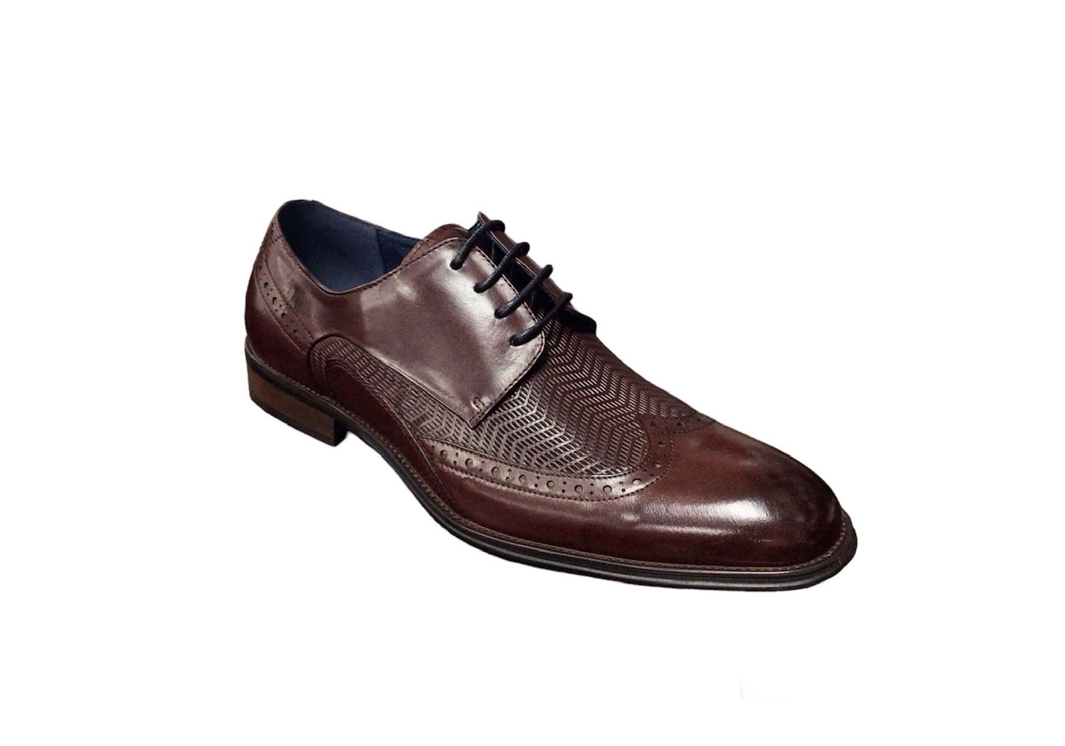 STACY ADAMS DRESS SHOES , Color: BURGUNDY, Size: 8.5