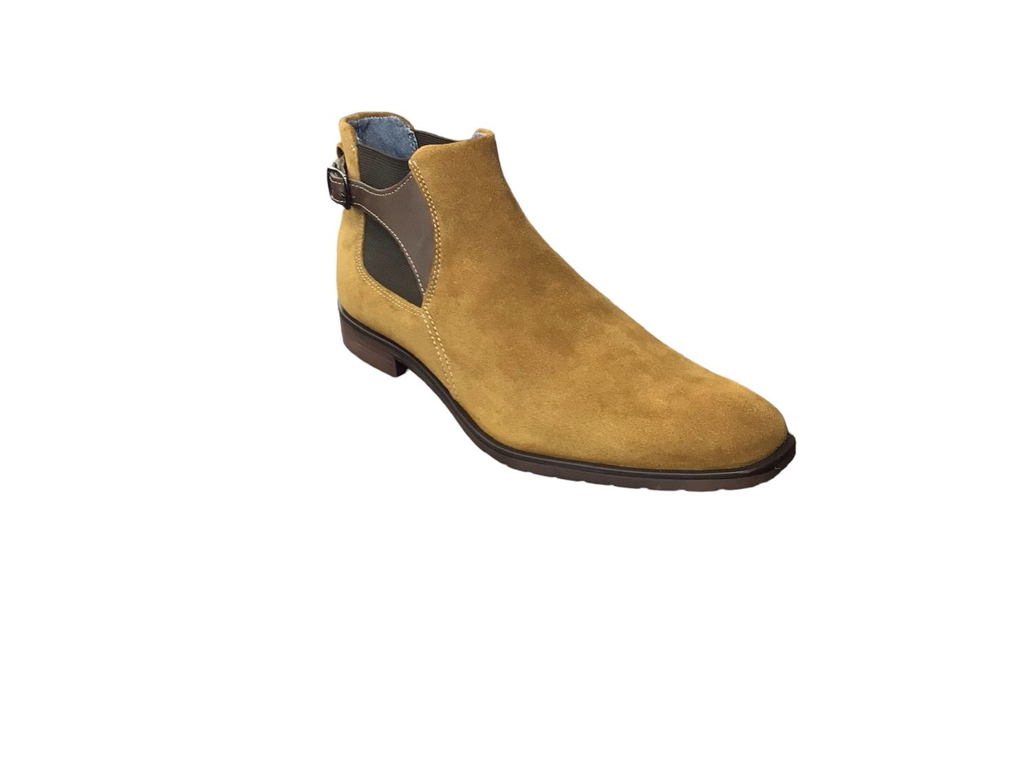 STACY ADAMS BOOTS, Color: TAN SUEDE, Size: 9