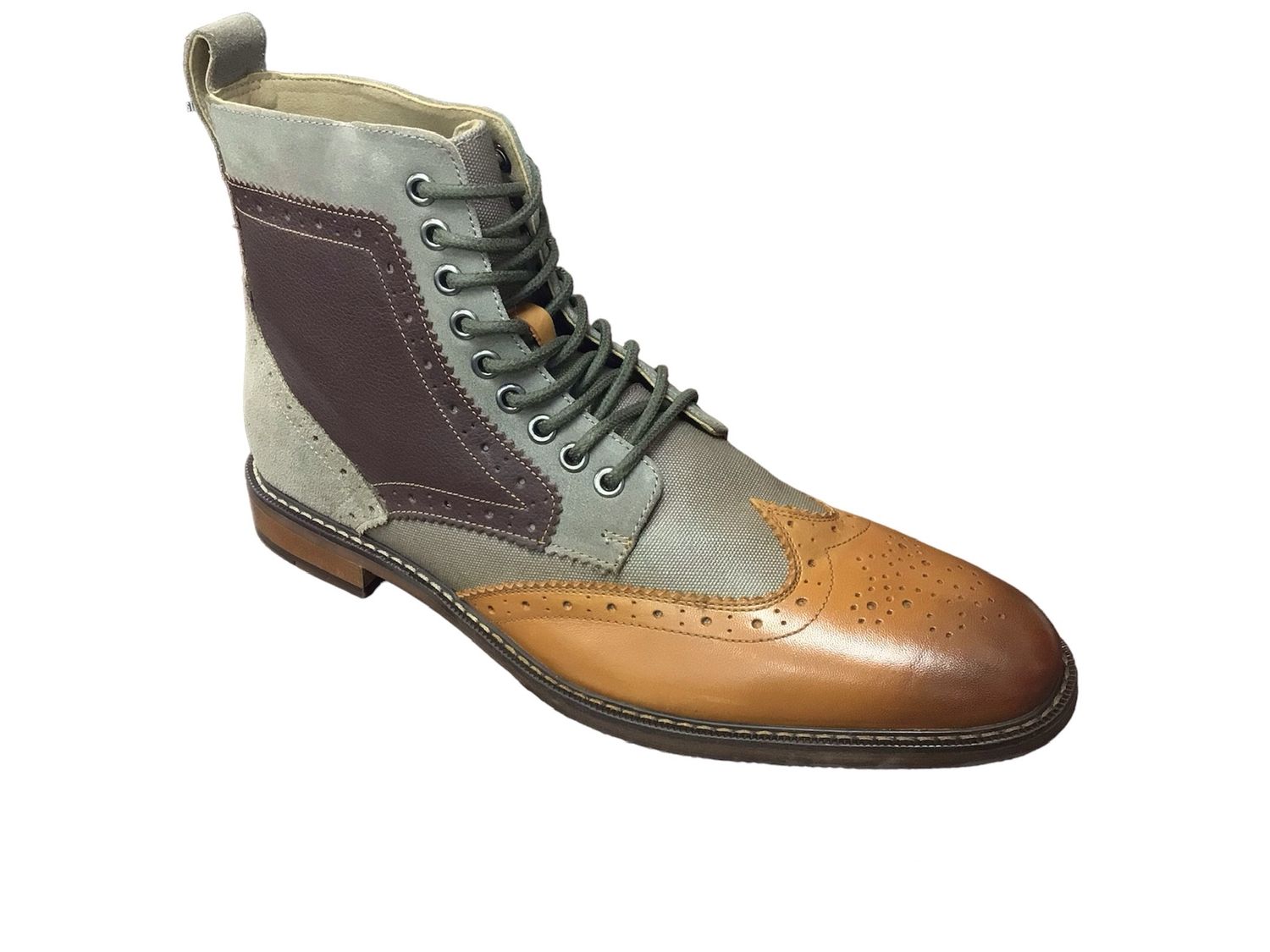 STACY ADAMS DRESS SHOES 25427 , Color: COGNAC MULTI, Size: 9