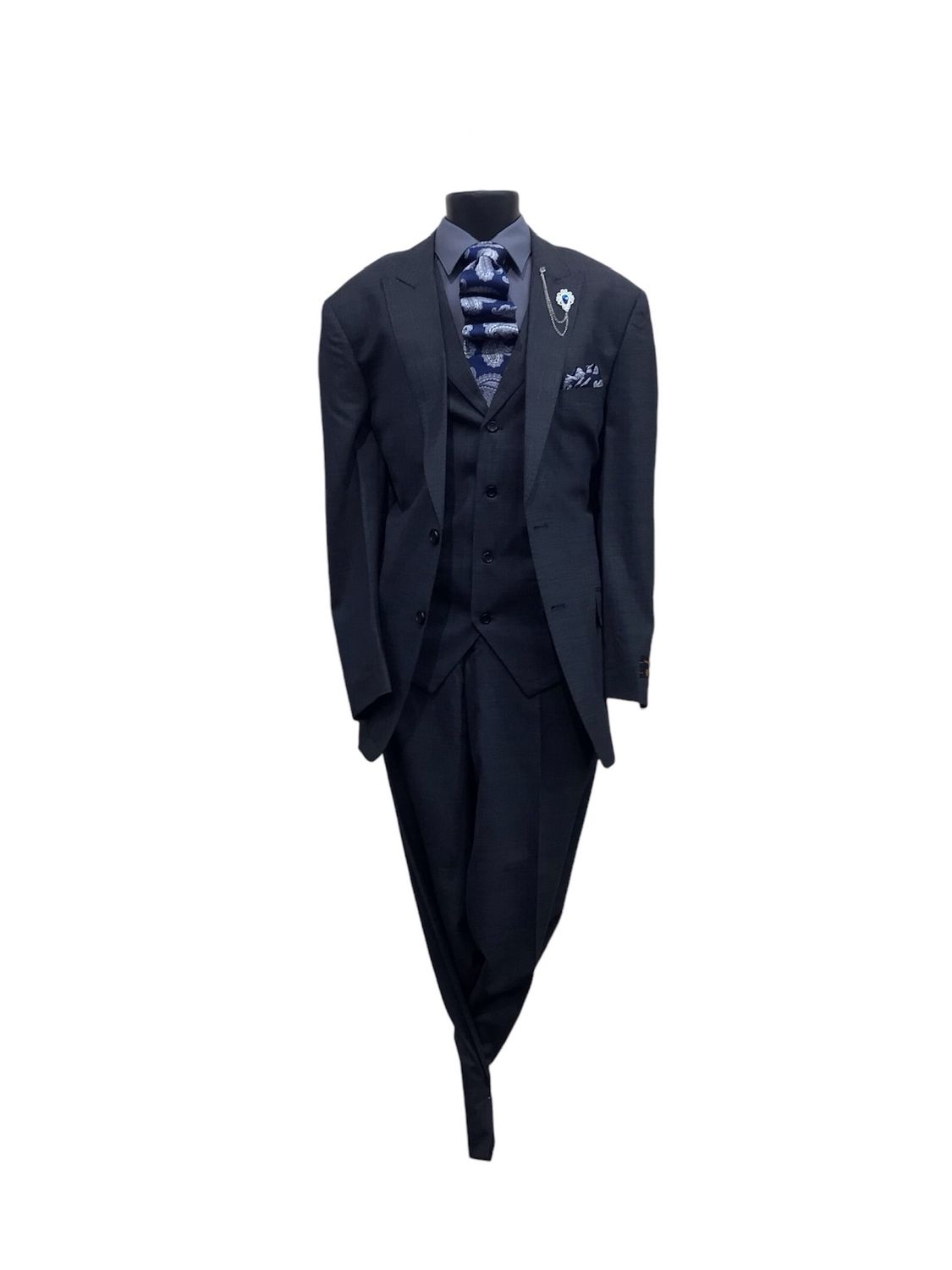3PC WOOL SUIT , Size: 48L/42W