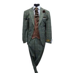 3 PIECE PLAID SUIT 