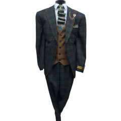 3 PIECE WINDOW PANE SUIT 