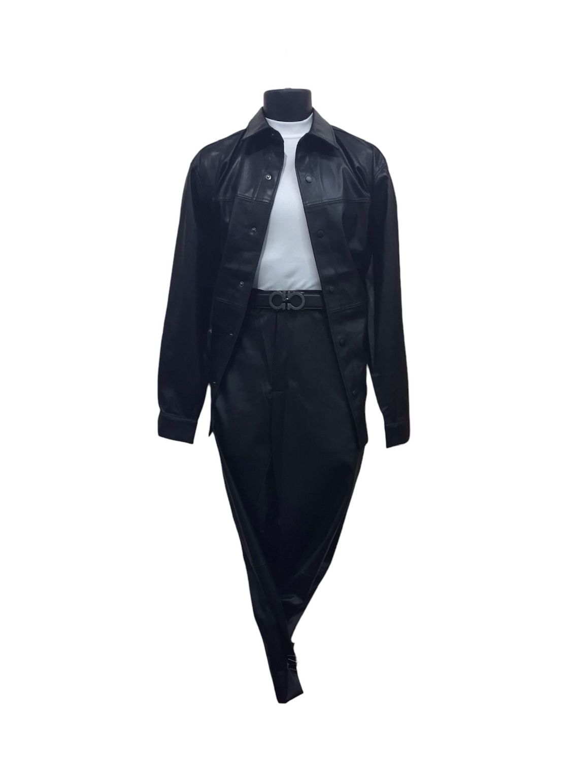 STACY ADAMS PU LEATHER WALKING SET , Color: BLACK, Size: L/36