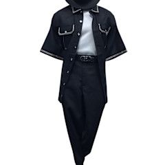 MICRO SUEDE ZIPPER JACKET 2 PIECE SET 