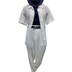 2PC SHORT SLEEVE CASUAL WALKING SUIT