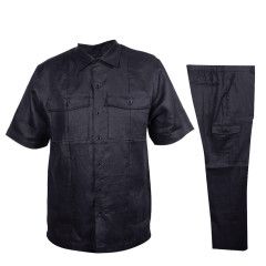 2 PC 2 POCKETS SHIRT AND 2 PLEAT PANTS SET 