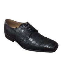 MENS PATCH OSTRICH LEG DRESS SHOE