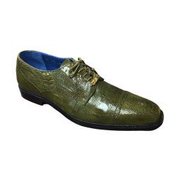 BELVEDER LEATHER OSTRICH CAP TOE