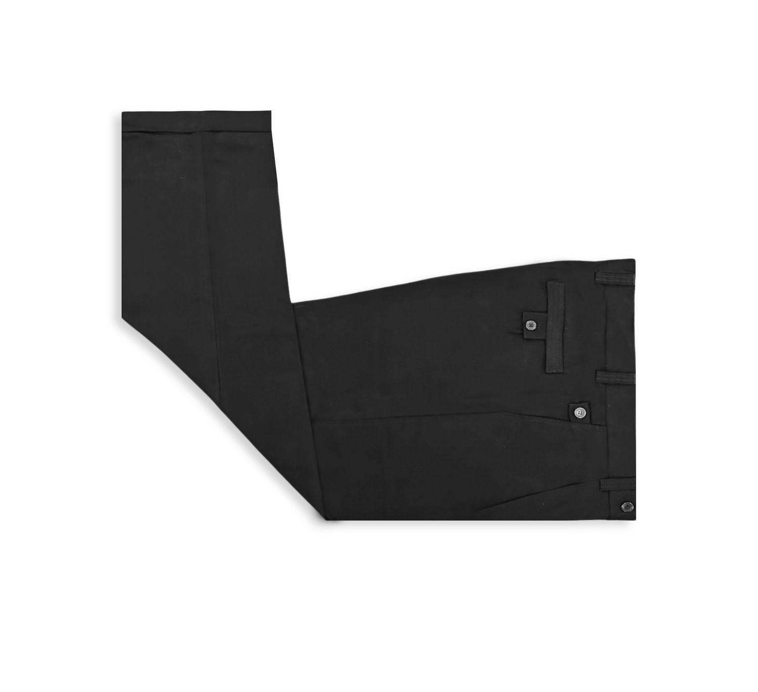 ZACCHI CLASSIC FIT PANTS/SLACKS, Color: BLACK, Size: 34W/32L