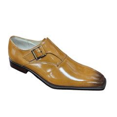 GIOVANNI LEATHER DRESS SHOE WITH BUCKLE