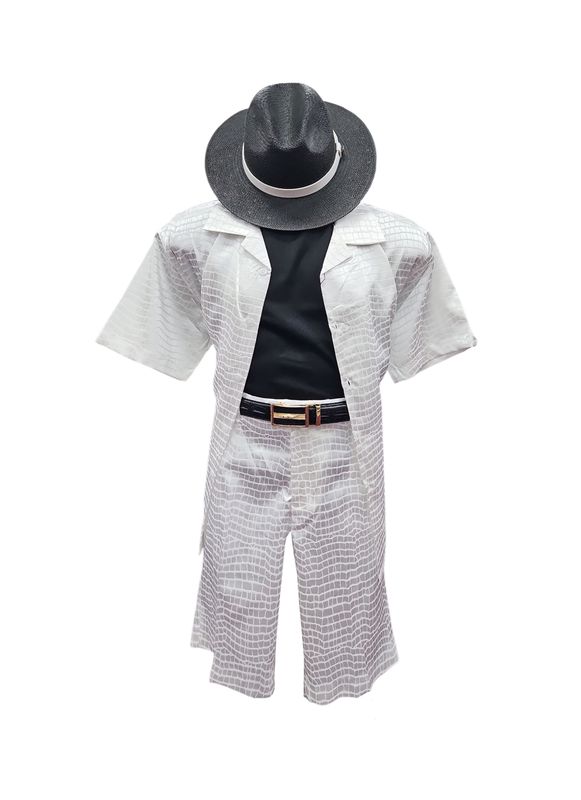MICRO CROCODILE JACQ SHORT SET