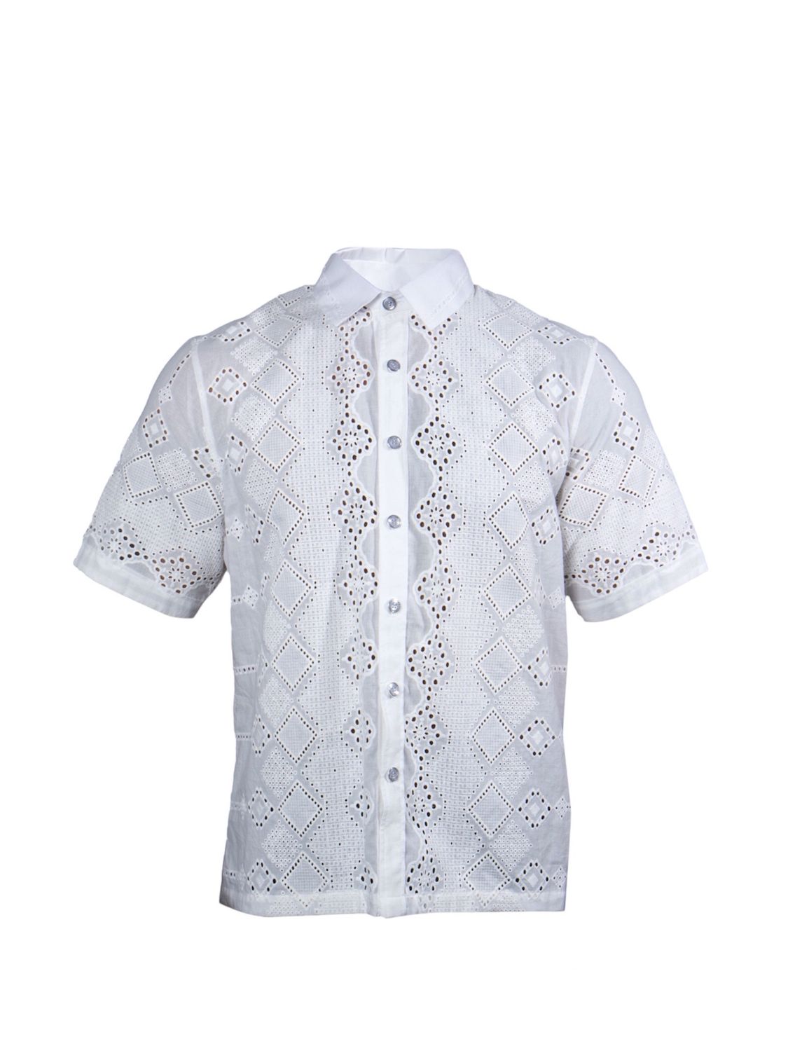 PRESTIGE LUXURY SHIRT 100% COTTON RUNWAY, Color: WHITE, Size: L