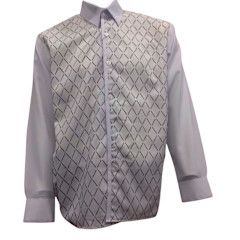 MICRO FLOCKING GEOMETRY LONG SLEEVES