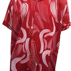 MICRO GEOMETRY PRINT SLEEVES SHIRT