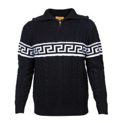 HALF ZIP UP LUXURY SWEATER